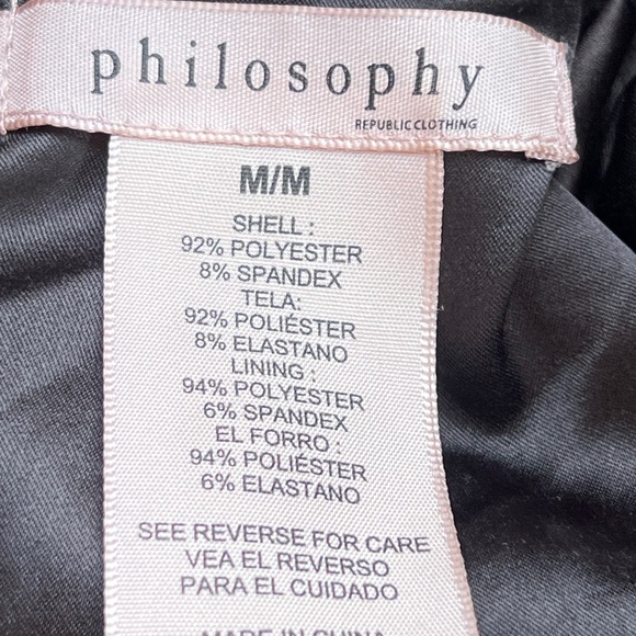 Philosophy | Black Faux Sued Moto Jacket… 399-Hanger - Picture 14 of 16